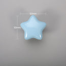 NAIERDI Cartoon Children Room Ceramic Cabinet Knobs Moon Star Wardrobe Handle Garden Door Handle Cabinet Handles for Kids