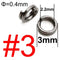 100 or 50 pcs Stainless Steel Split Ring Heavy Duty Fishing Double Ring Connector Fishing Accessories For Fishing Hook Snap Lure