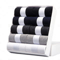 HSS Brand Business Men 100% Cotton Socks New Style Black Casual Socks Soft Breathable Summer Winter Long Socks Plus Size (7-14)