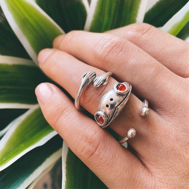 IF ME 2 Paired Butterfly Couple Adjustable Opening Ring Set for Women Men Unisex Gold Silver Color Metal Rings Trendy Jewelry