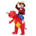 Kids Inflatable Dinosaur Costume Party Cosplay Costumes Animal Child Costume Suit Anime Purim Dino Boys Girls Halloween Costume