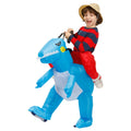 Kids Inflatable Dinosaur Costume Party Cosplay Costumes Animal Child Costume Suit Anime Purim Dino Boys Girls Halloween Costume