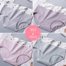 High Waist 4Pcs/Set Cotton Panties Women Body Shaper Fashion Briefs Underwear Breathable Comfort Female Lingerie Plus Size M-5XL