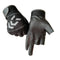 1 Pair Fishing Gloves Women Men Universal Fishing Protection Anti-slip Gloves Three Fingers Outdoor Half Finger Angling Gloves