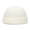 Knitted Hats for Women Skullcap Men Beanie Hat Winter Retro Brimless Baggy Melon Cap Cuff Docker Fisherman Beanies Hats For Men