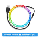 Led Strip Light USB Bluetooth APP 1M 2M 3M 4M 5M TV Backlight Screen Lighting Music Sync RGB Tape  Lights For Room/living room