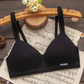 New Simple Pure Cotton Girl Underwear Student Bra Developmental Thin Section Without Steel Ring Comfortable Bra