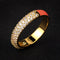 10 Colors Simple Style Enamel Ring Paved With Shiny Cubic Zircon Stone Fashion Wed Engage Ring For Women