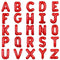 1pc 16 Inch Red Rose Gold Silver Foil Letter Alphabet Balloons Wedding Happy Birthday Party Decoration Kids Baby Shower Supplies
