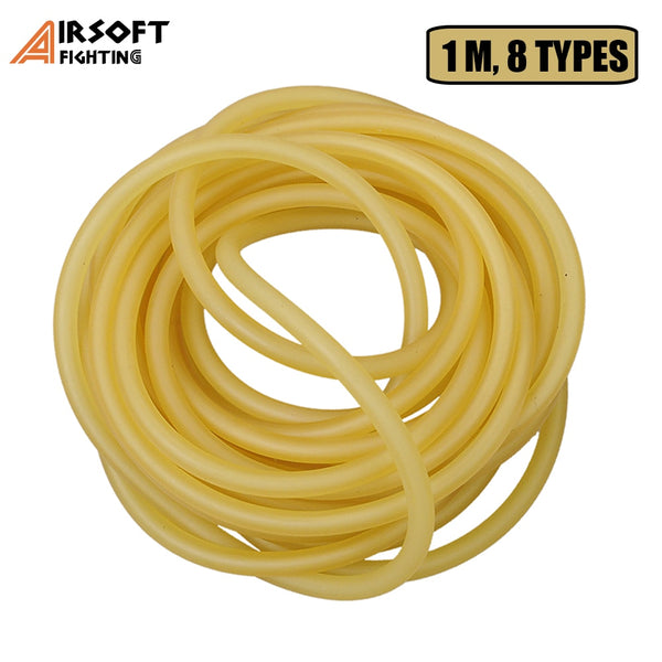 1m Natural Latex Rubber Tube Elastic Slingshots Catapults Tube Band For Hunting Camping Shooting Slingshot Catapult Bow Tool