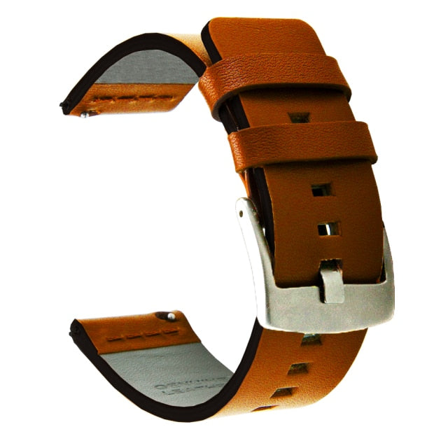 Genuine Leather Watch band Strap for Samsung Galaxy Watch 42 46mm Gear S3 Sport WatchBand Quick Release 18 20 22 24mm,Z26