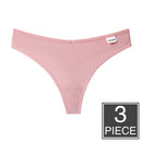 3pcs/lot Panties for Women Sexy Thong Underwear T-Back Briefs Seamless Lingerie Female Fashion Cotton Tanga G-string Breathable