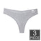 3pcs/lot Panties for Women Sexy Thong Underwear T-Back Briefs Seamless Lingerie Female Fashion Cotton Tanga G-string Breathable