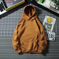 Hooded Sweatshirt Men S-4XL Jumpers Soft Oversized Hoodie Light Plate Long Sleeve Pullover Solid Women Couple Clothes Asian Size