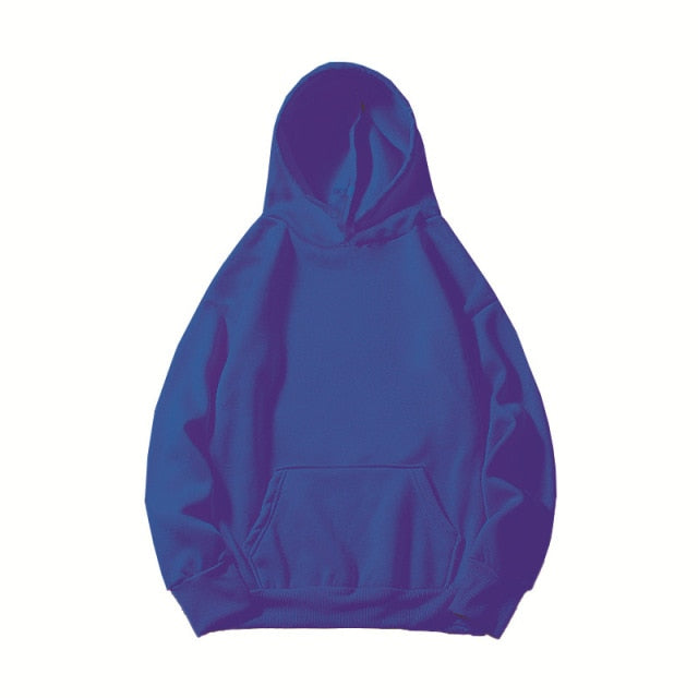 Hooded Sweatshirt Men S-4XL Jumpers Soft Oversized Hoodie Light Plate Long Sleeve Pullover Solid Women Couple Clothes Asian Size