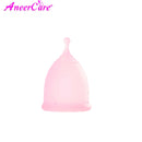 Feminine Hygiene Menstrual Cup Medical Grade Silicone Cop Reusable Vaginal With Gift Cleaning Brush Foldable Collector Aneercare