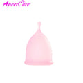 Feminine Hygiene Menstrual Cup Medical Grade Silicone Cop Reusable Vaginal With Gift Cleaning Brush Foldable Collector Aneercare