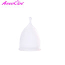 Feminine Hygiene Menstrual Cup Medical Grade Silicone Cop Reusable Vaginal With Gift Cleaning Brush Foldable Collector Aneercare