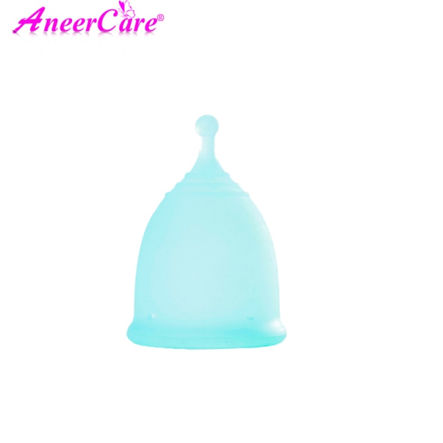 Feminine Hygiene Menstrual Cup Medical Grade Silicone Cop Reusable Vaginal With Gift Cleaning Brush Foldable Collector Aneercare
