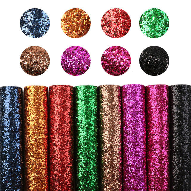 6-10pcs/set A5 15*21cm Rainbow Lychee Glitter Synthetic Leather Set DIY Vinyl for Bows Material Faux Leather Sheets,1Yc9938