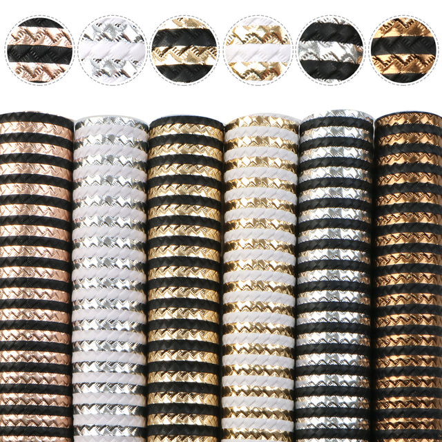 6-10pcs/set A5 15*21cm Rainbow Lychee Glitter Synthetic Leather Set DIY Vinyl for Bows Material Faux Leather Sheets,1Yc9938