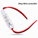 DC 12V 24V 3*4A Mini Led Controller Dimmer Driver to Control Single Color Led Strip Light SMD 2835 3528 5050 5630 3014