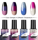 ROSALIND 4/6PCS Gel Polish Set For Manicure Soak Off UV Lamp Hybrid Varnishes Set Base Top Nails Art Nail Gel Polish Set Gel lak