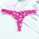 Voplidia Women's Panties Underwear Women Plus Size Sexy Lace Lingerie Panty Thongs G String Tanga T-back Seamless Female PM052