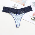 Voplidia Women's Panties Underwear Women Plus Size Sexy Lace Lingerie Panty Thongs G String Tanga T-back Seamless Female PM052