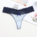 Voplidia Women's Panties Underwear Women Plus Size Sexy Lace Lingerie Panty Thongs G String Tanga T-back Seamless Female PM052
