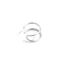 AIDE 8mm Segment Rings Nose Hoop Ear Piercing Tragus 925 Silver Nose Ring Ear Cartiliage Tragus Sexy Body Jewelry Piercing Nariz