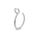 AIDE 8mm Segment Rings Nose Hoop Ear Piercing Tragus 925 Silver Nose Ring Ear Cartiliage Tragus Sexy Body Jewelry Piercing Nariz