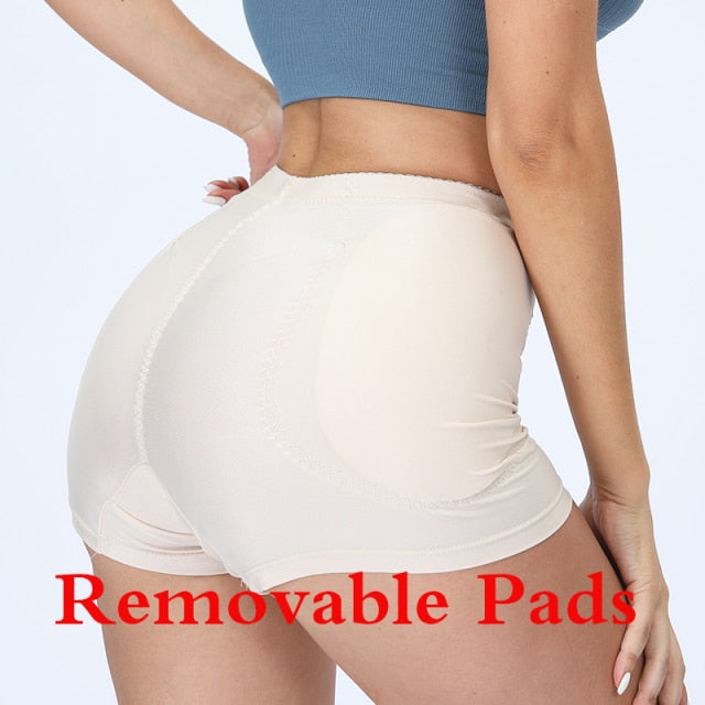 GUUDIA Butt Lifter Shaper Women Ass Padded Panties Slimming Underwear Body Shaper Hip Enhancer Sexy Tummy Control Panties Waist