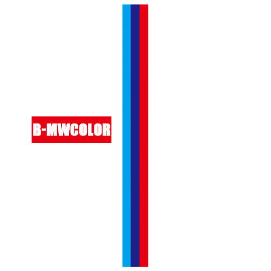 Pesonalized Car Sticker BMWColored Germany Italy Franch Spain National Flag Sticker Steering Wheel Stickers Grille Stickers