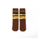 Hot Sale Funny Harajuku Women Casual Cartoon Fruit Sock Banana Avocado Lemon Egg Cookie Donuts Colorful Japanese Skateboard Sock