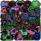 10/30/50PCS Mixed Neon Light Cartoon Stickers DIY Snowboard Laptop Luggage Guitar Cool Graffiti Waterproof Sticker Toys Decal