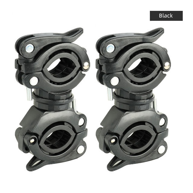 Deemount Bicycle Light Bracket Bike Lamp Holder LED Torch Headlight Pump Stand Quick Release Mount 360 Degree Rotatable HLD-211