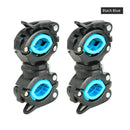 Deemount Bicycle Light Bracket Bike Lamp Holder LED Torch Headlight Pump Stand Quick Release Mount 360 Degree Rotatable HLD-211