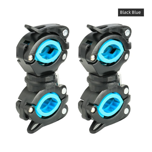 Deemount Bicycle Light Bracket Bike Lamp Holder LED Torch Headlight Pump Stand Quick Release Mount 360 Degree Rotatable HLD-211