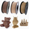 3D Wooden PLA 3D Printer Filament 1.75mm 1kG/500G/250G Mahogany Wood Color 3D Printing Materials Supply PLA Dropshipping