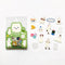 45PCS/Pack Cute Fox And Maple Leaves Paper Sticker Adhesive Craft Stick Label Notebook Computer DIY Decor Kids Gift Stationery