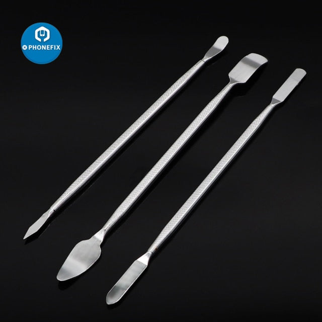 3/8pcs Universal Mobile Phone Repair Opening Tool Metal Spudger Kits Cellphone Disassemble Crowbar Steel Pry Phone Hand Tool Set