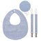 3Pcs Baby Headband Tassel Saliva Towel Floral Print Newborn Double Side Bibs Boys Girls Bandana Burp Cloths Feeding Smock Stuff