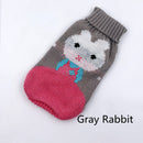 Winter Cartoon Cat Dog Clothes Warm Christmas Sweater For Small Yorkie Pet Clothing Coat Knitting Crochet Cloth XS-3XL