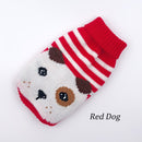 Winter Cartoon Cat Dog Clothes Warm Christmas Sweater For Small Yorkie Pet Clothing Coat Knitting Crochet Cloth XS-3XL
