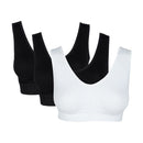 3PCS/lot Seamless Bra With Pads Plus Size Bras For Women Active Bra Wireless Brassiere Push Up Big Size Vest Wireless BH 5XL