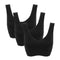 3PCS/lot Seamless Bra With Pads Plus Size Bras For Women Active Bra Wireless Brassiere Push Up Big Size Vest Wireless BH 5XL