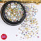 1 Jar Mix Shapes Glitter Diamond Pearls Metal Twisted Bar Beads Frosted Heart Nail Art Rhinestones Gems Decals Manicure DIY Tips