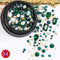 1 Jar Mix Shapes Glitter Diamond Pearls Metal Twisted Bar Beads Frosted Heart Nail Art Rhinestones Gems Decals Manicure DIY Tips