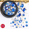 1 Jar Mix Shapes Glitter Diamond Pearls Metal Twisted Bar Beads Frosted Heart Nail Art Rhinestones Gems Decals Manicure DIY Tips